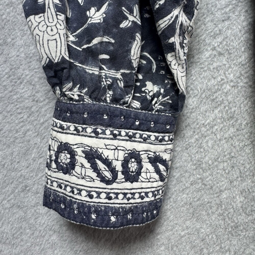 Cleobella Dress XS Midi Wrap Belted Floral Open Front Boho Cottagecore Viscose - Picture 10 of 11